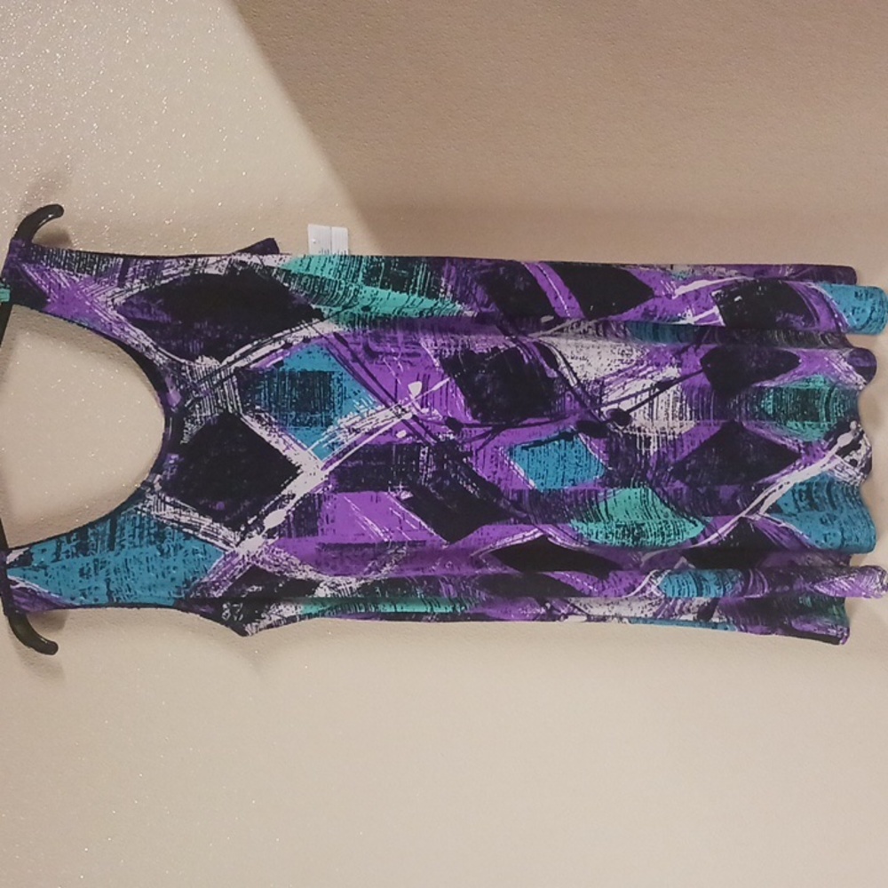 Nwot Jostar purple and black cover up size XL